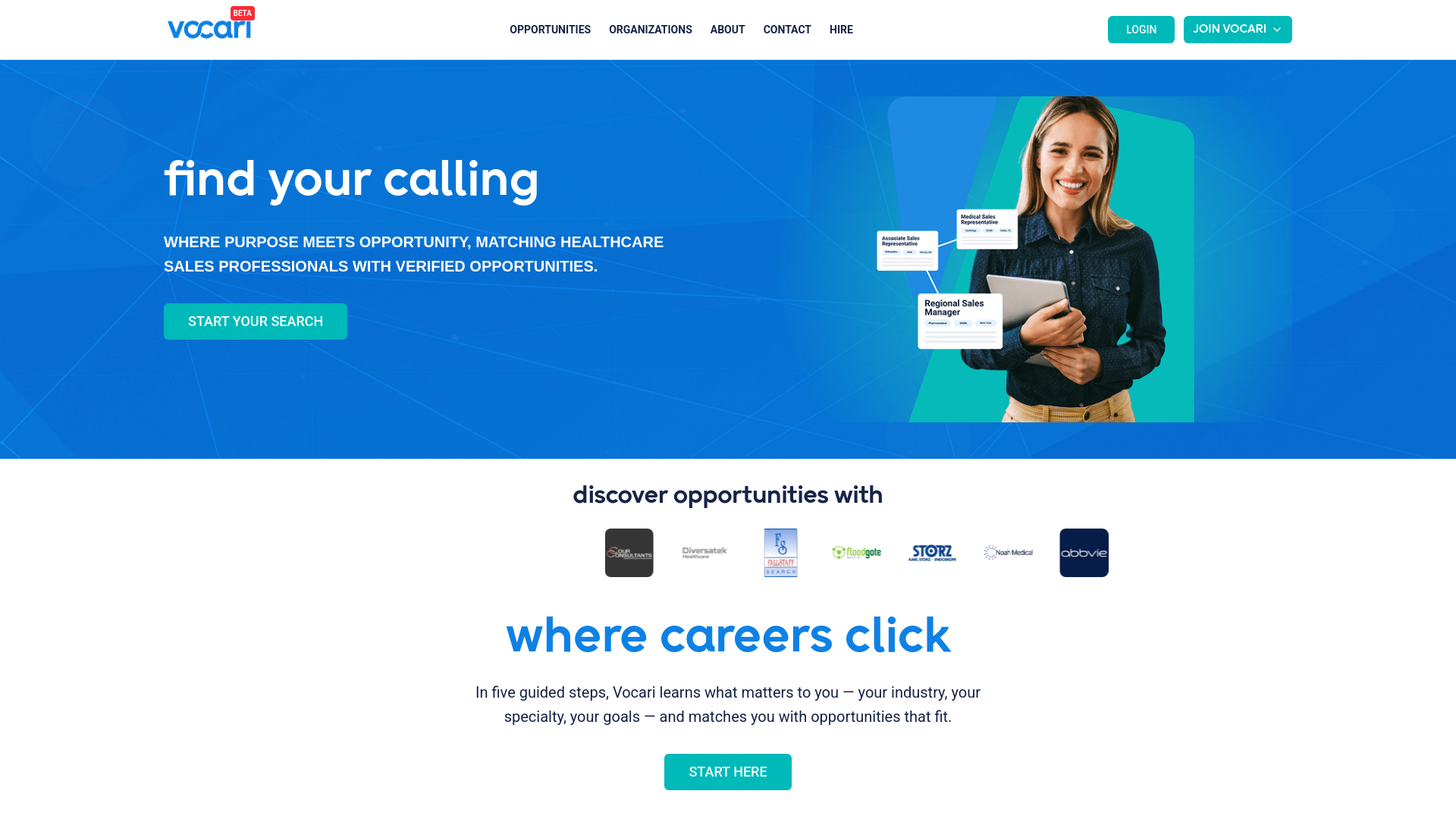 website screenshot of https://vocarivalue.com/
