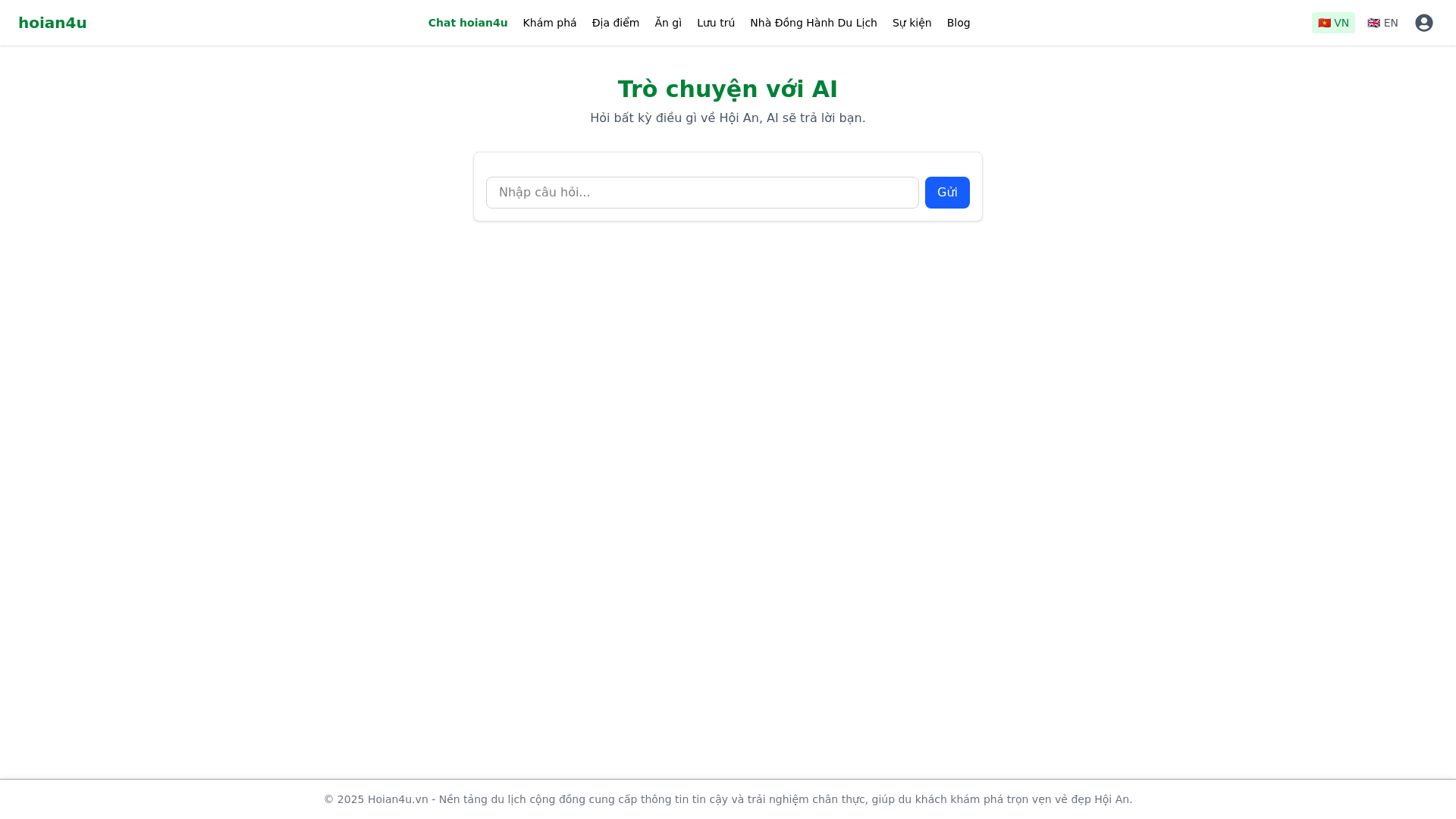 website screenshot of https://hoian4u-web.pages.dev/