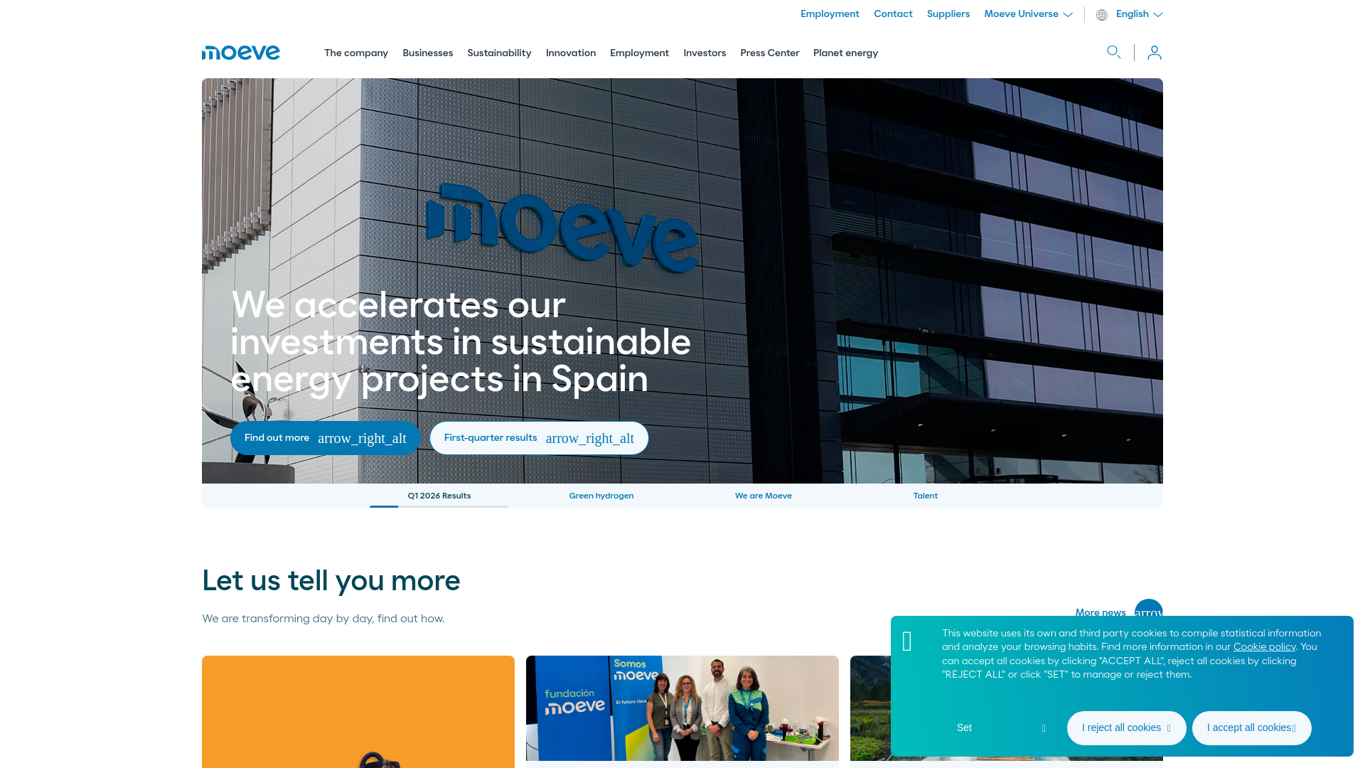 website screenshot of https://moeveglobal.org