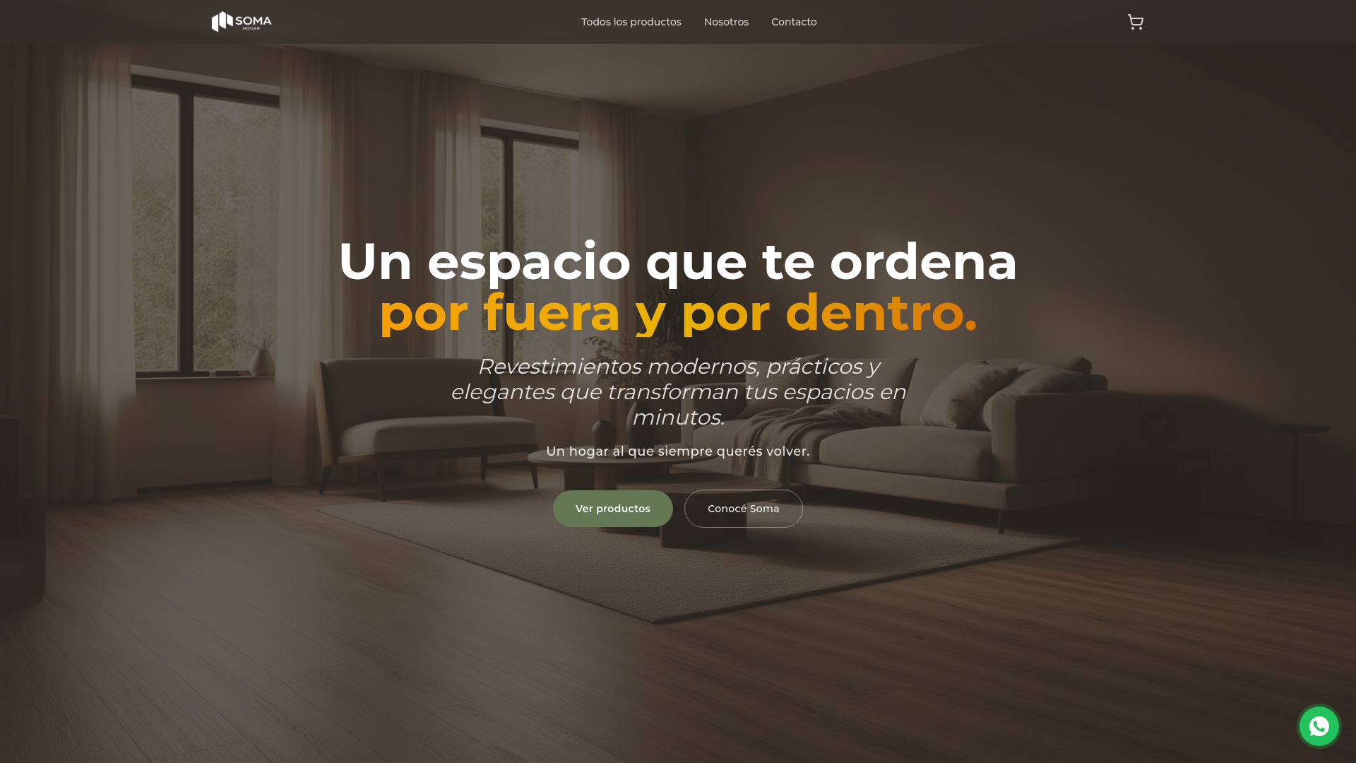 website screenshot of https://somahogar.com.ar/