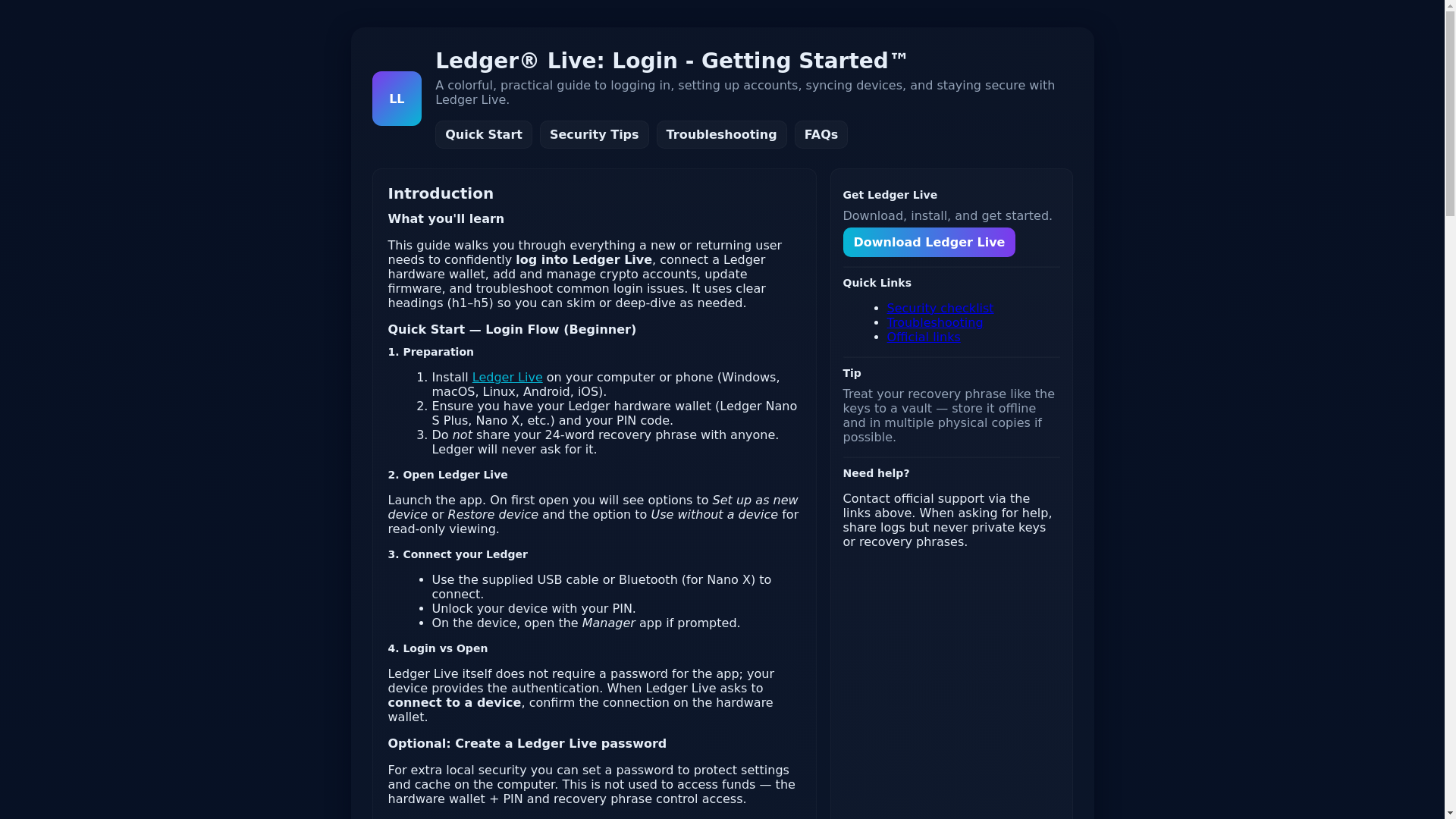 website screenshot of https://help--live.pages.dev/