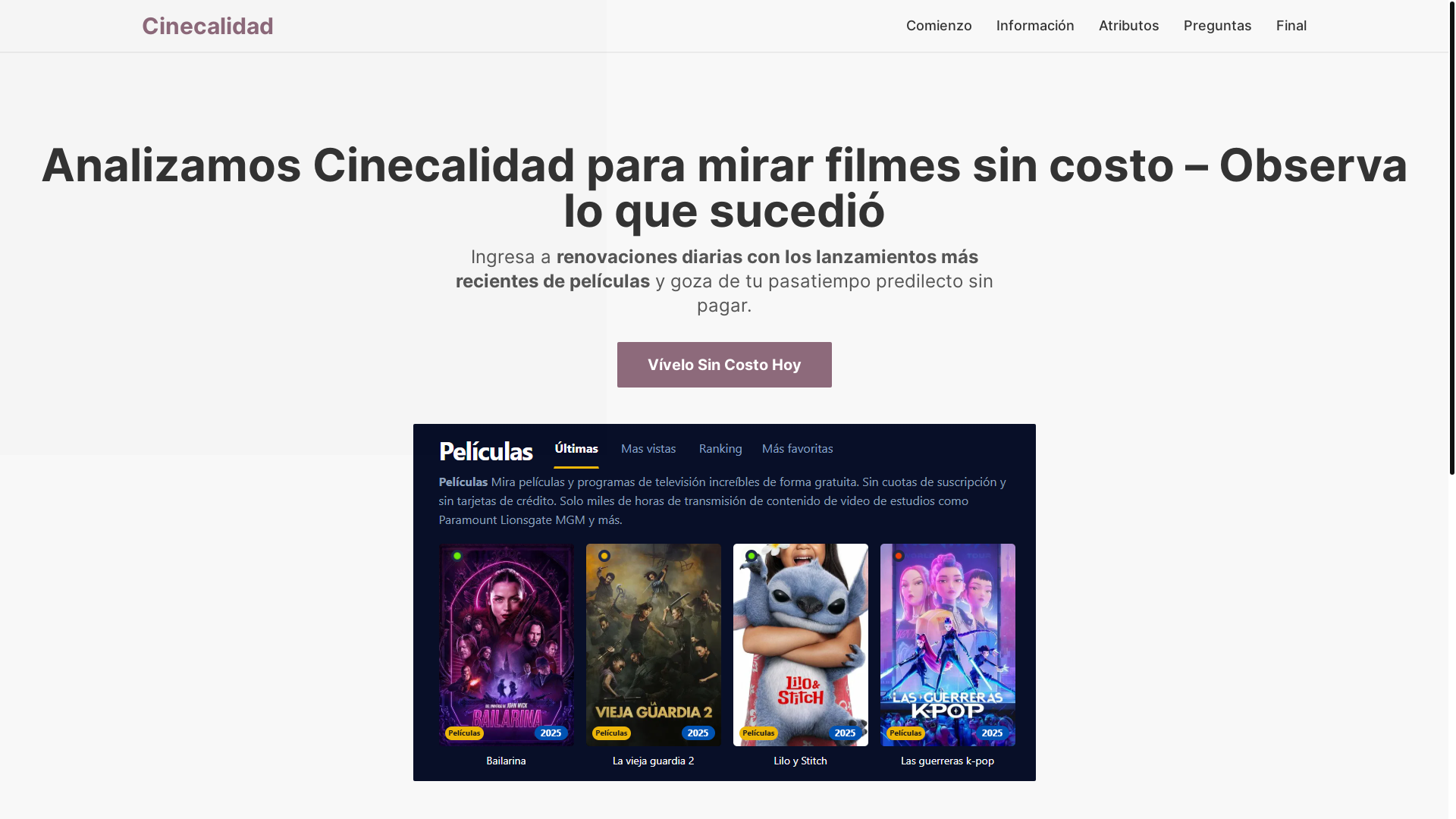 website screenshot of https://cinecalidad-s90q.pages.dev/