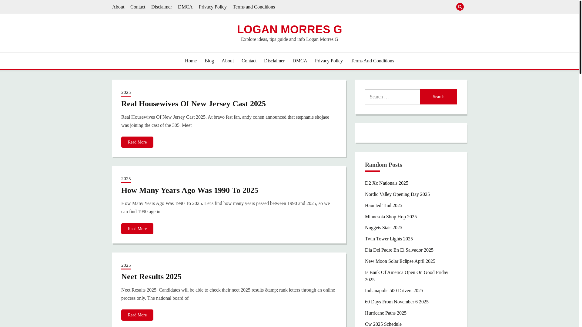 website screenshot of https://loganmorresg.pages.dev/