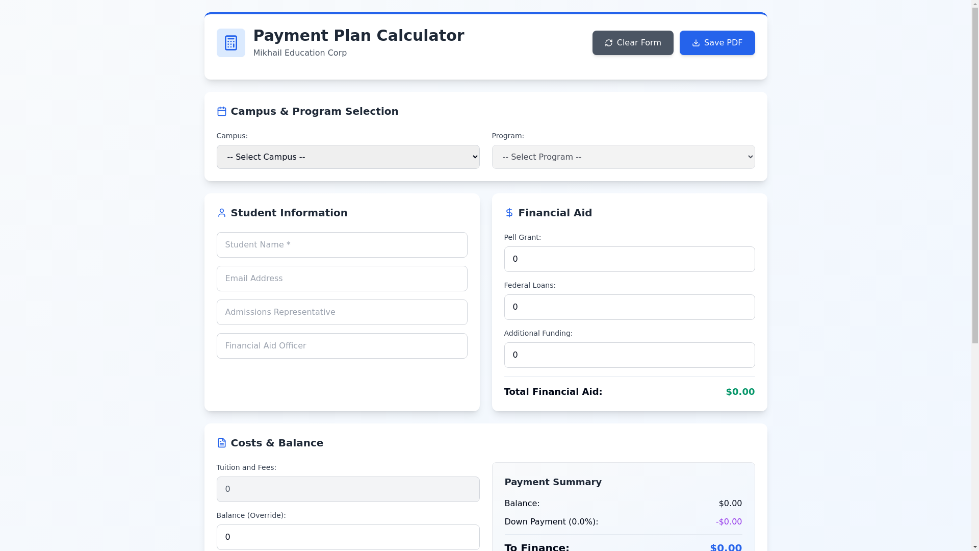 website screenshot of https://mecflexpay.com/