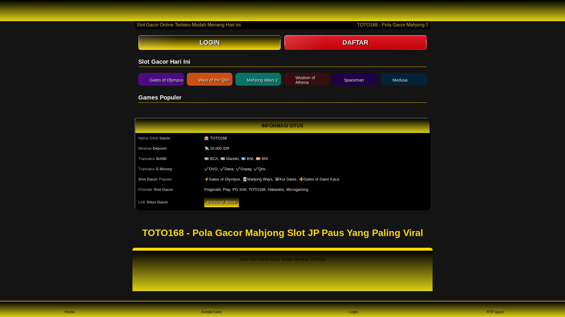 website screenshot of https://kristenlepage-toto168.pages.dev/
