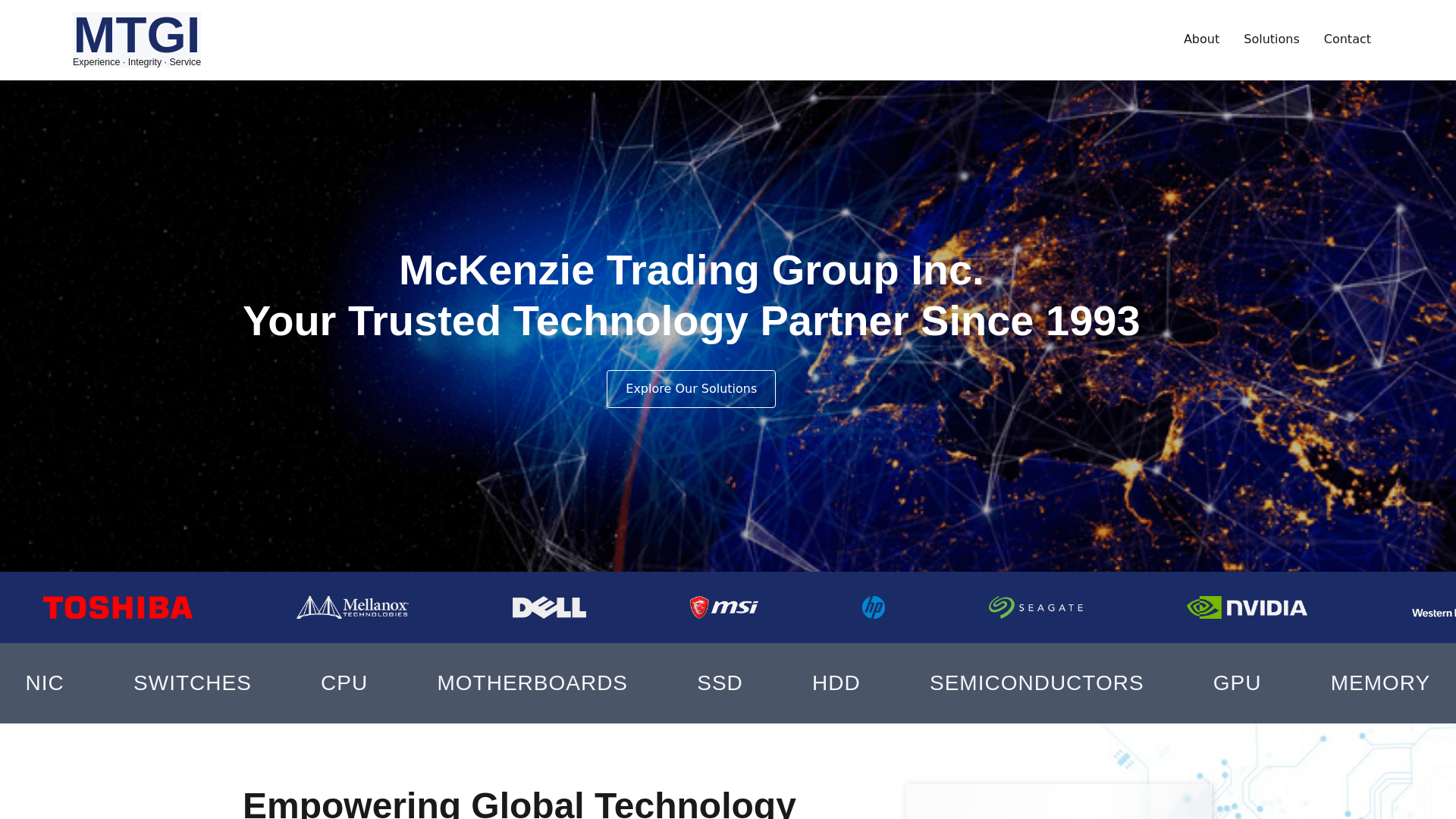 website screenshot of https://trustmtgi.com