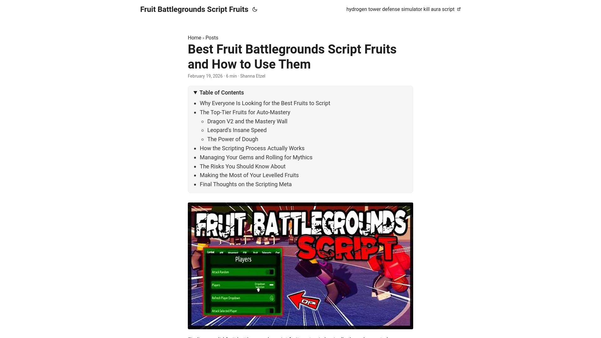 website screenshot of https://fruit-battlegrounds-script-fruits.pages.dev/