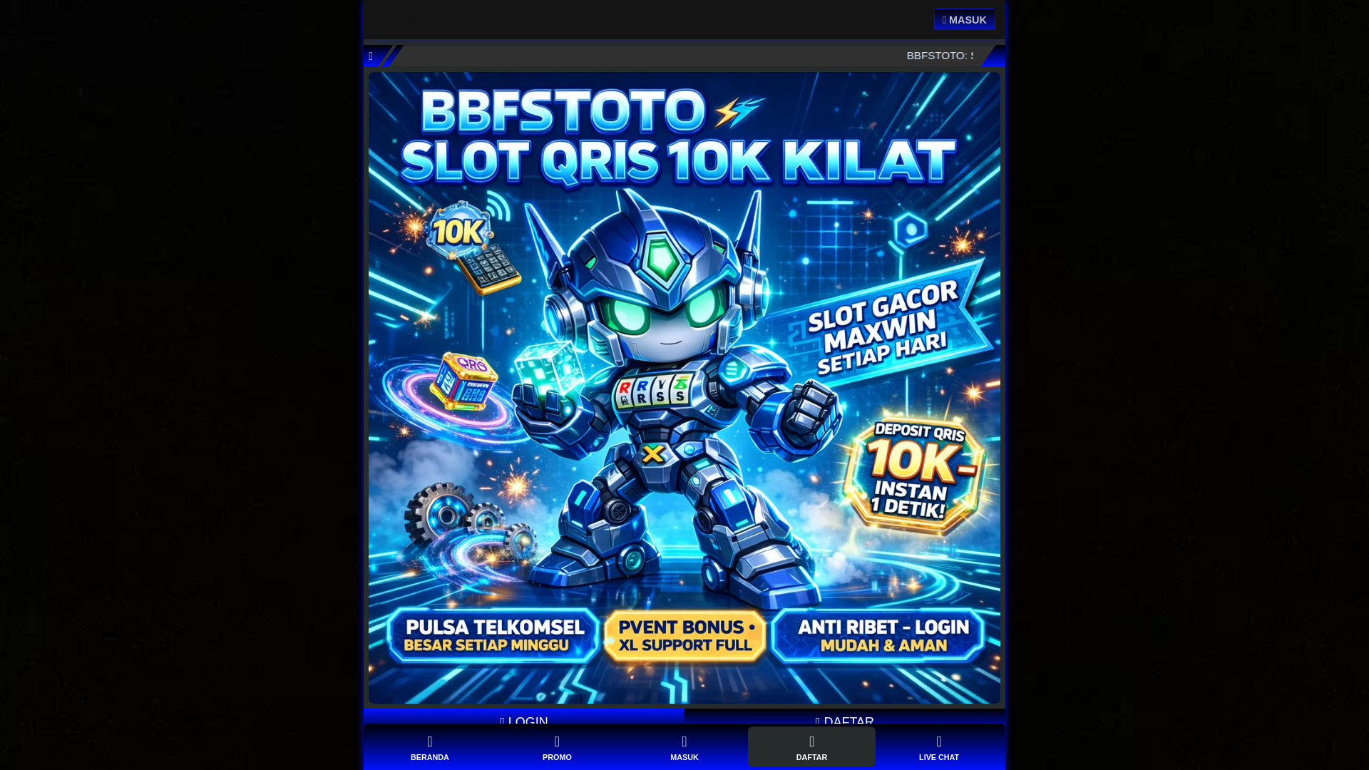 website screenshot of https://slot-qris-4u6.pages.dev/