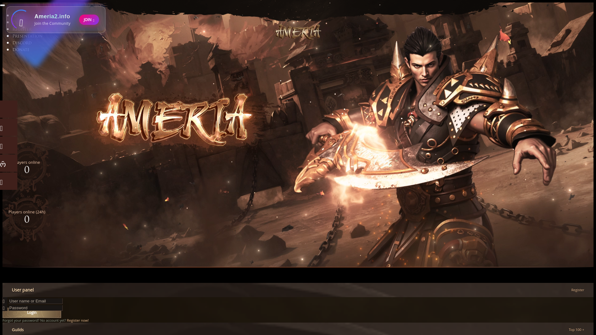 website screenshot of https://ameria2.info/