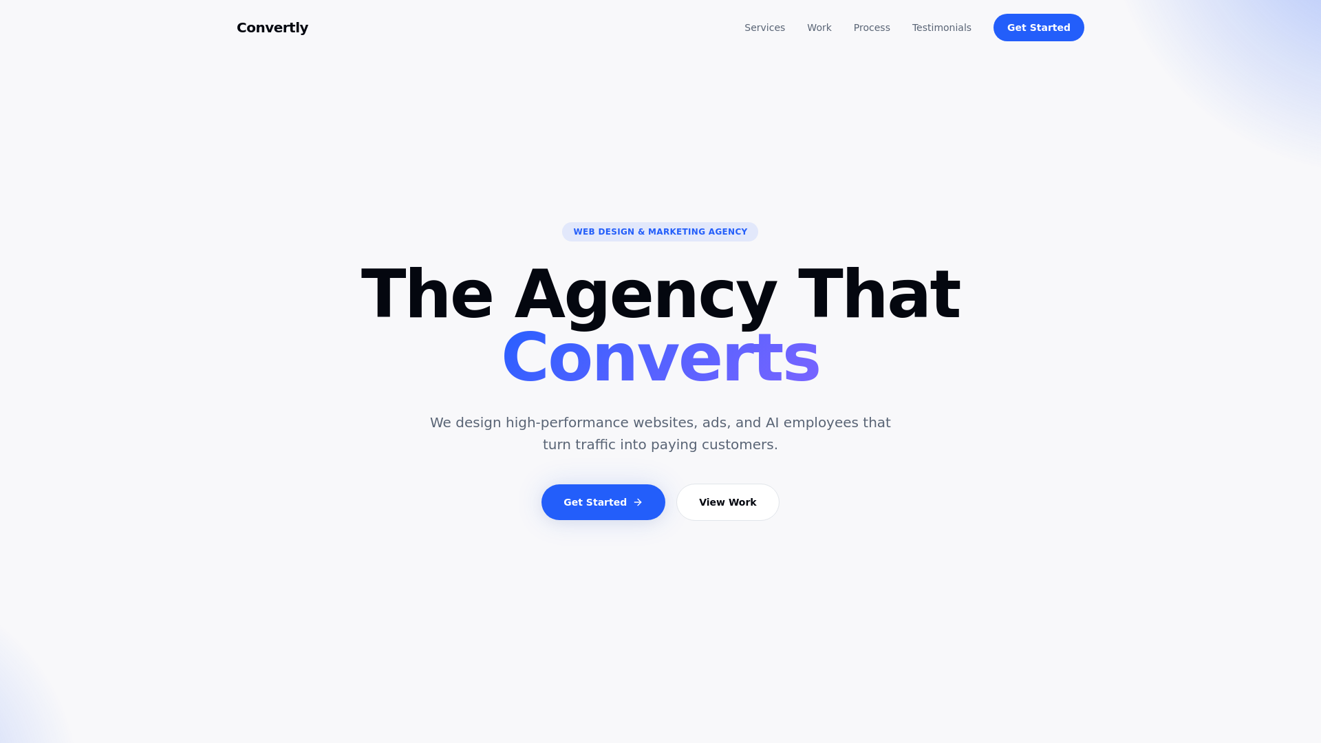 website screenshot of https://convertlyweb.net/