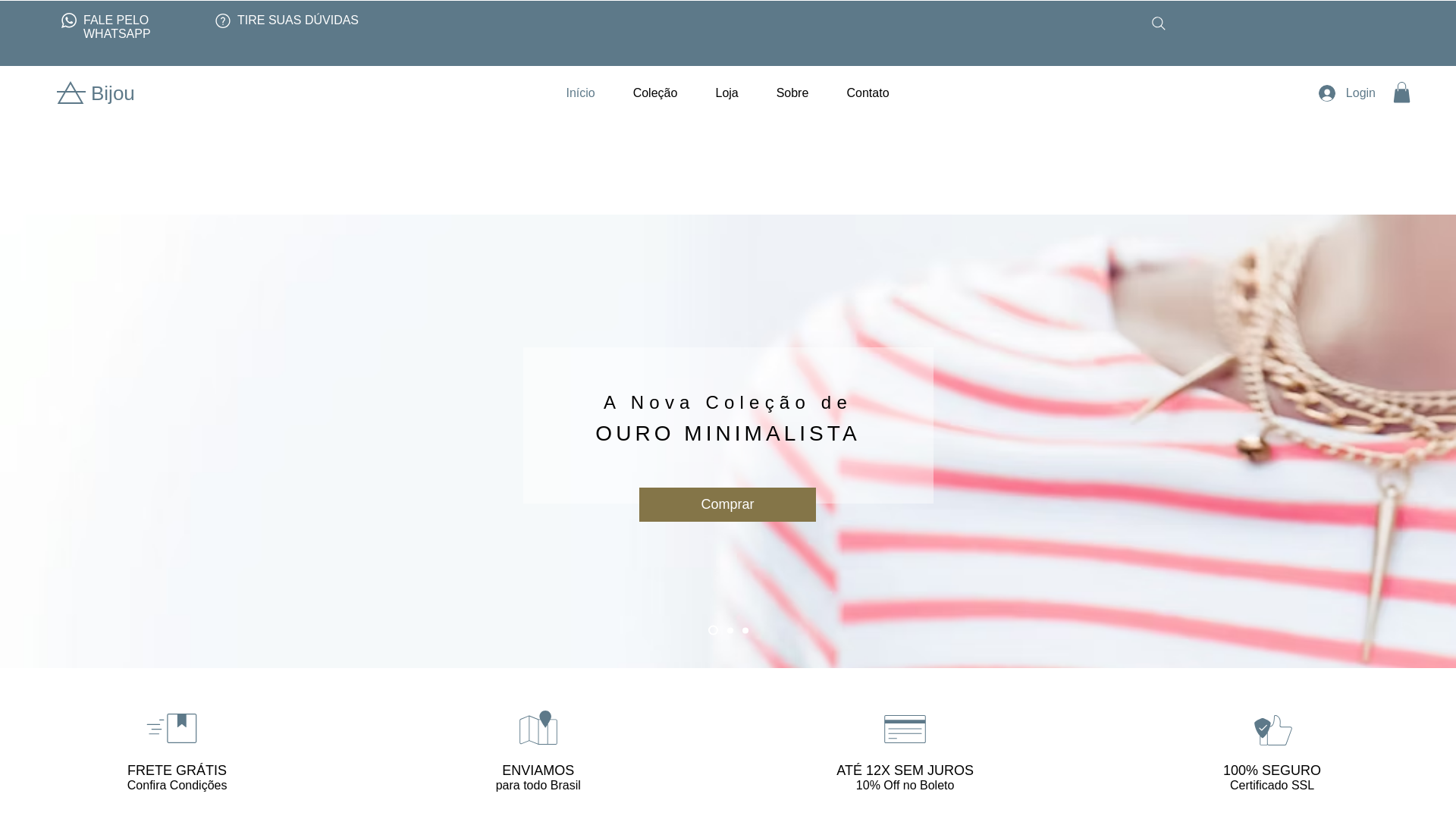 website screenshot of https://olivionstore.com