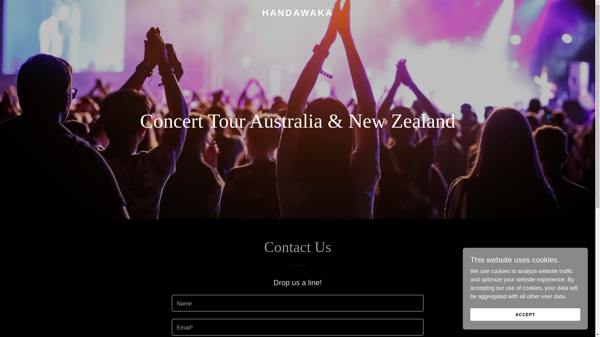 website screenshot of https://handawaka.com.au/
