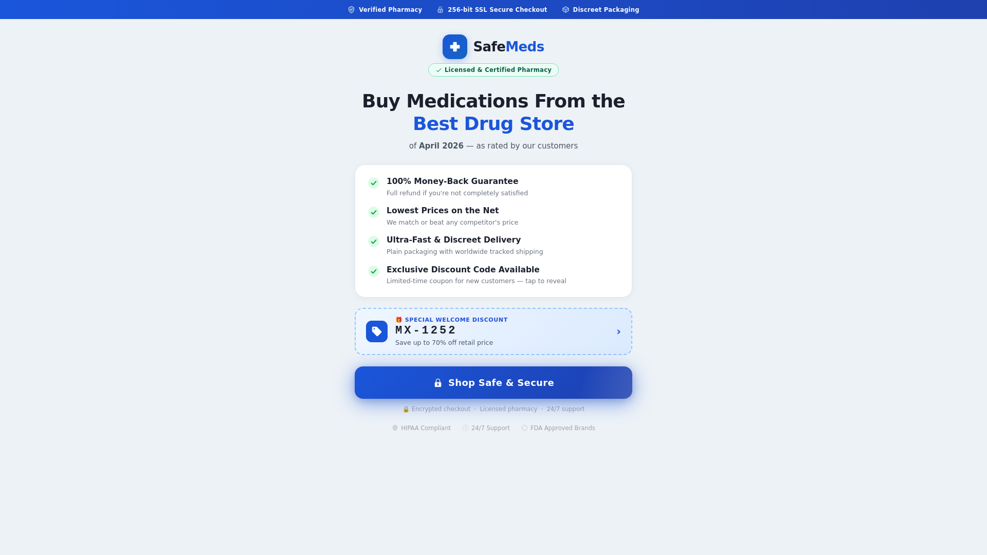 website screenshot of https://trustedindiacarerx.com