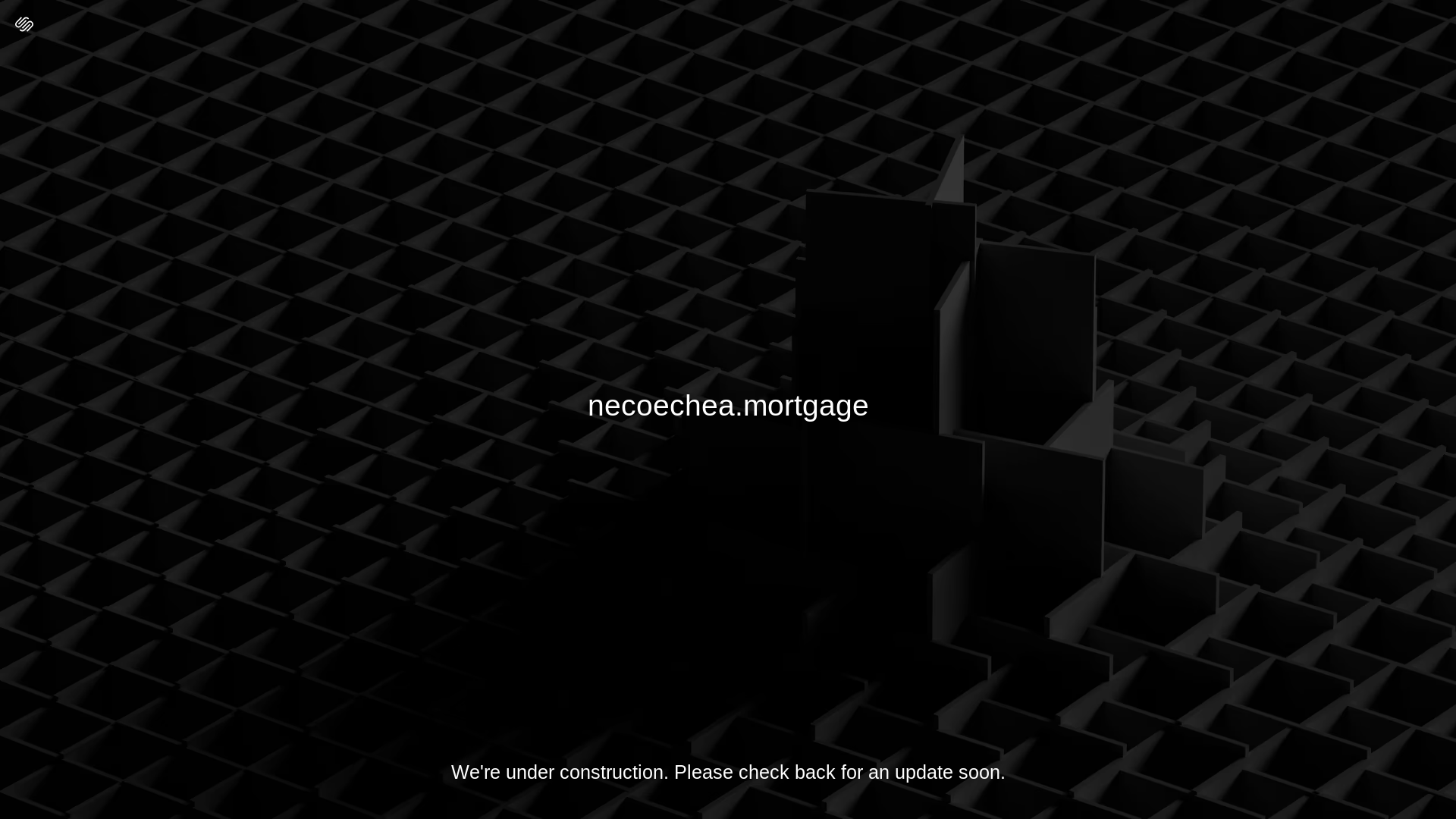 website screenshot of https://necoechea.mortgage/
