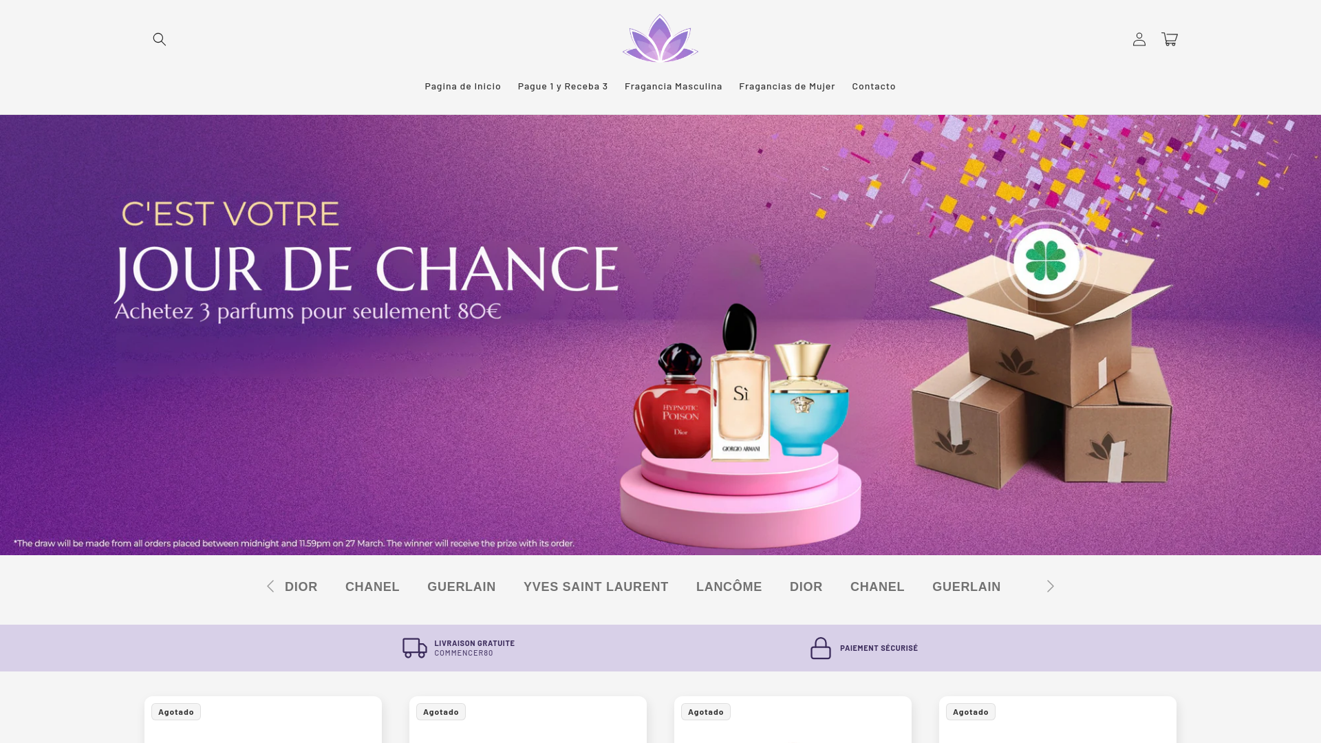 website screenshot of https://deseoword.shop