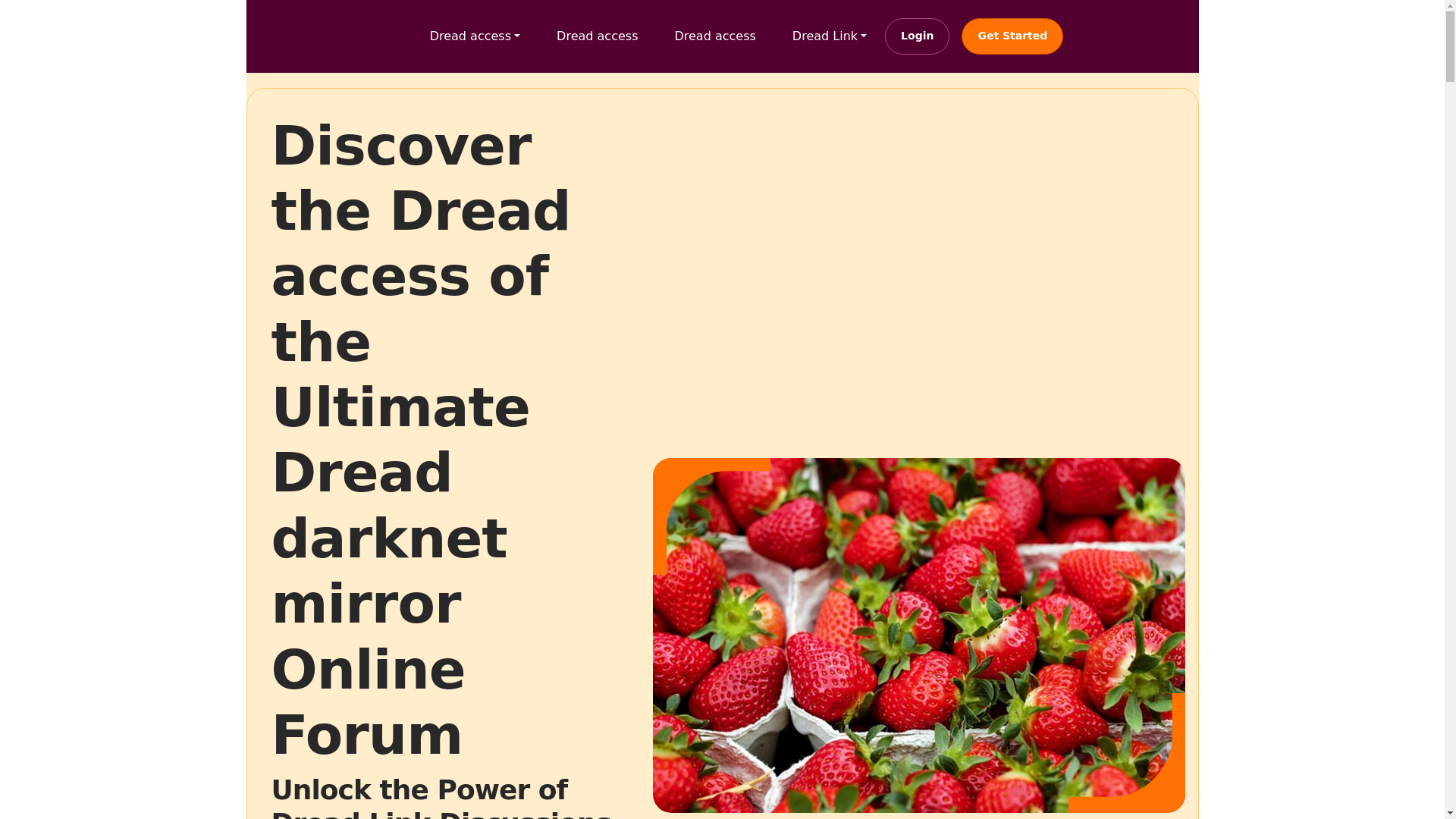 website screenshot of https://dread-darknet-official-com.pages.dev/