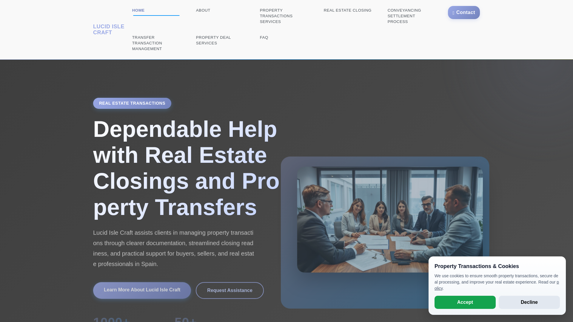 website screenshot of https://lucidislecraft.pro/
