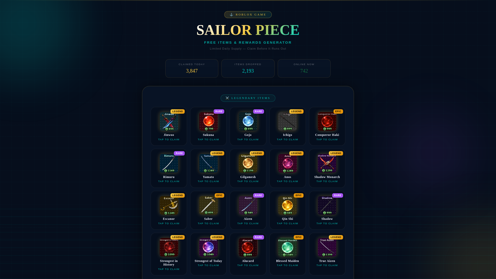 website screenshot of https://sailorpiece2.pages.dev/