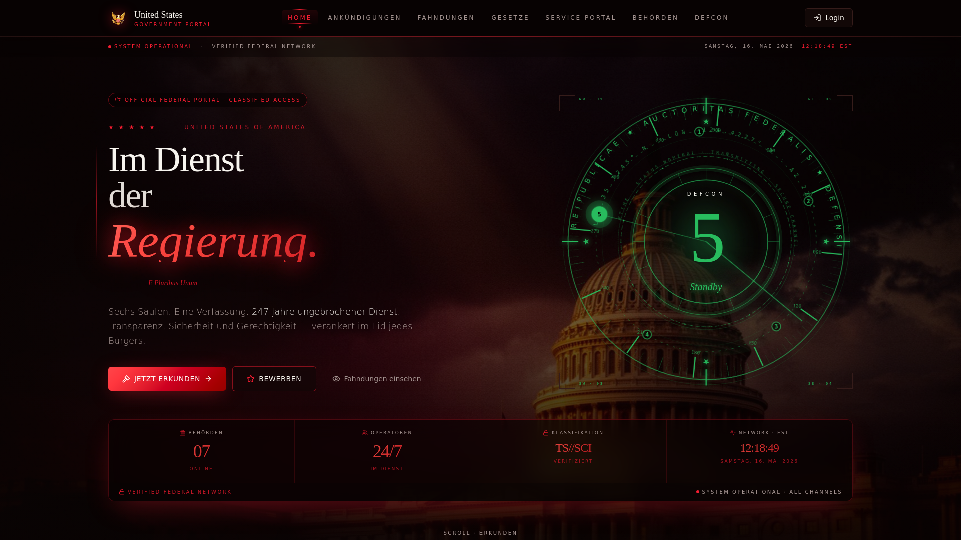 website screenshot of https://government-hl.com/