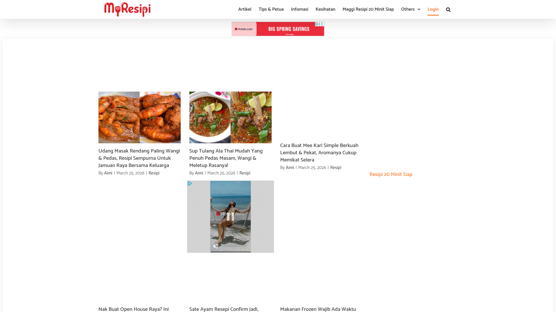 website screenshot of https://myresipi.com