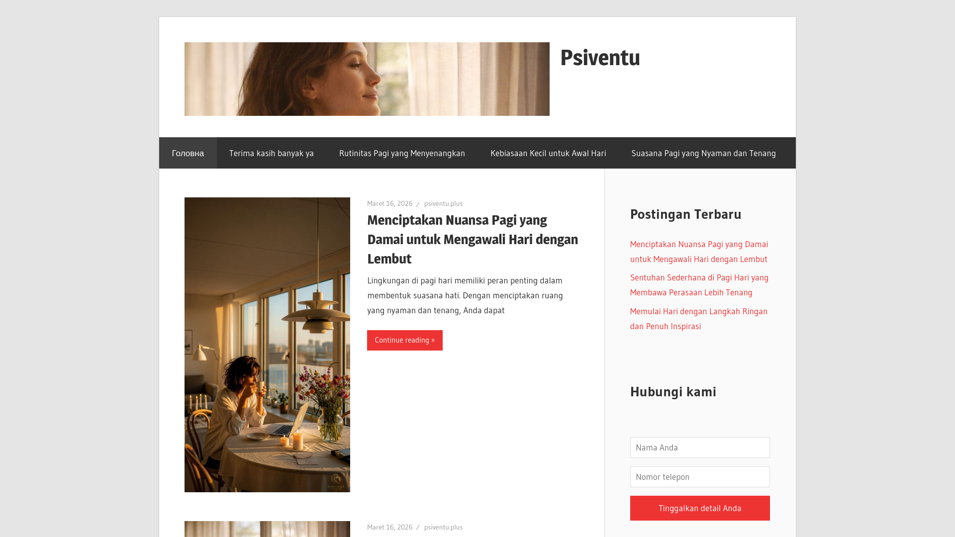website screenshot of https://psiventu.plus