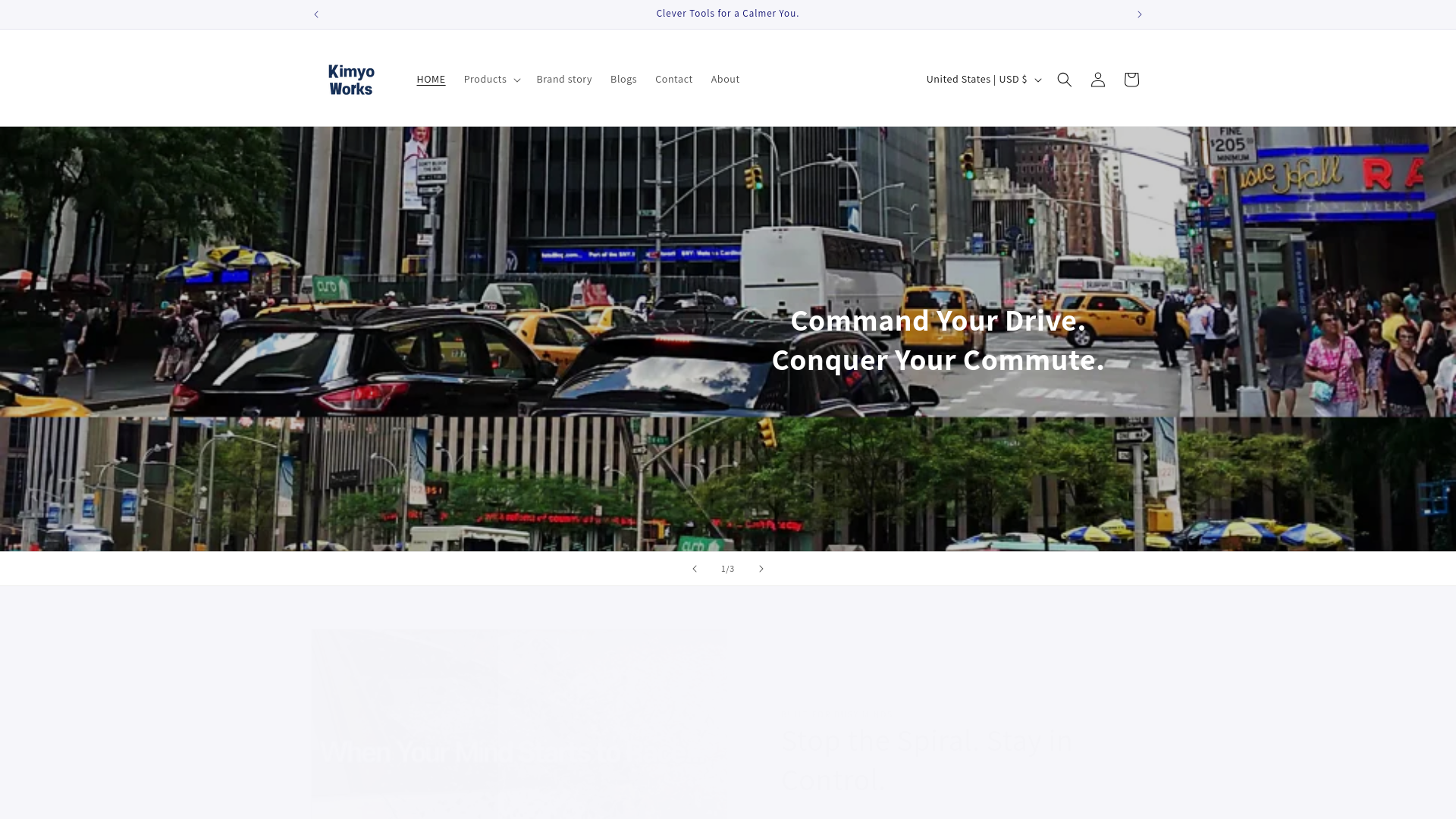 website screenshot of https://kimyo-works.com/