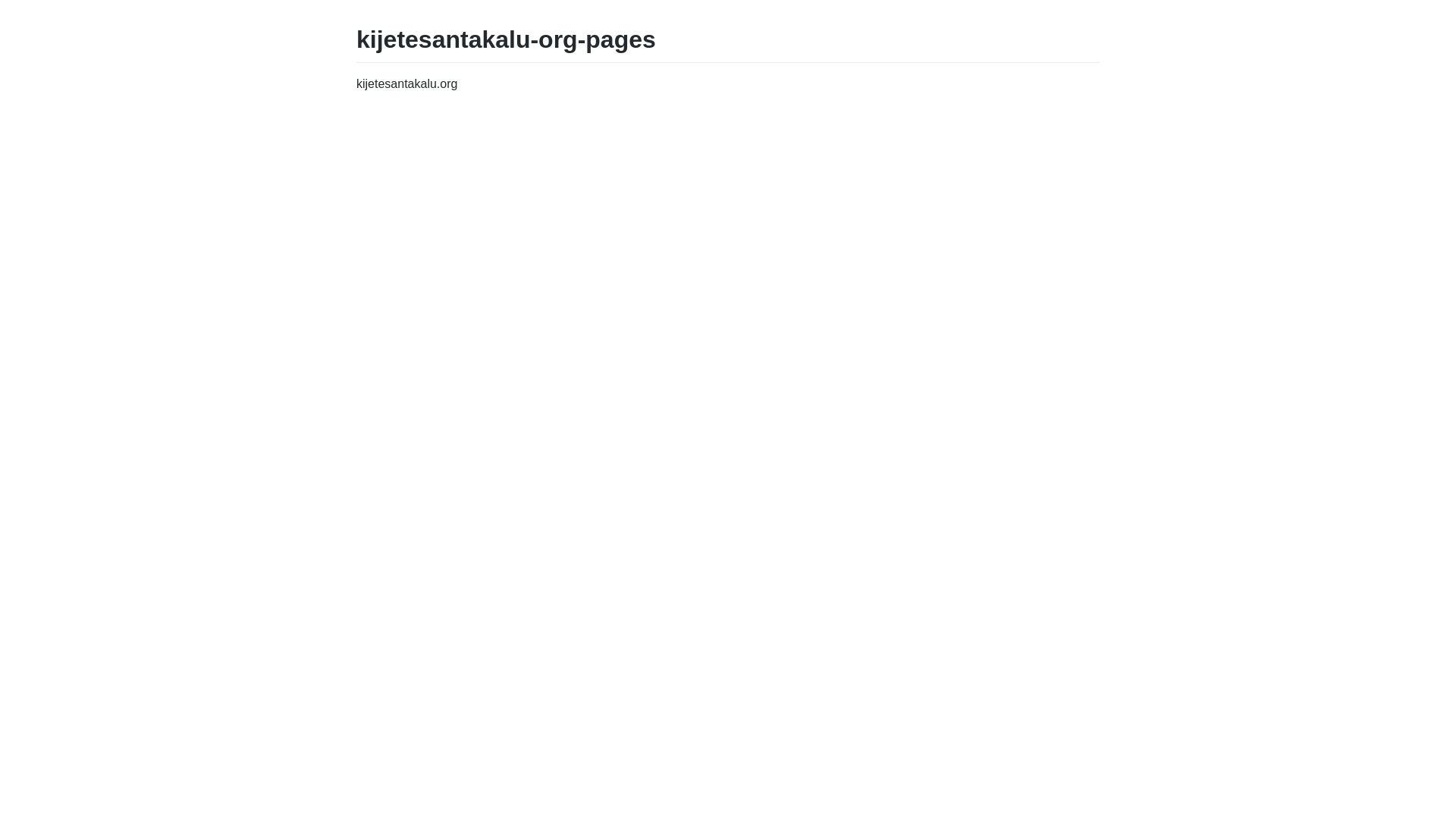 website screenshot of https://kijetesantakalu.org/
