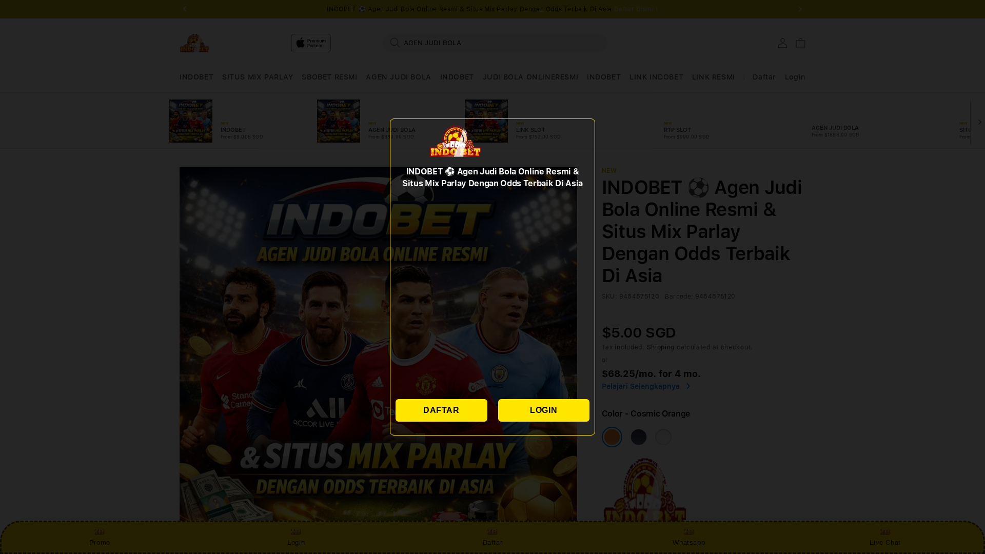 website screenshot of https://indobet-tikung.pages.dev/