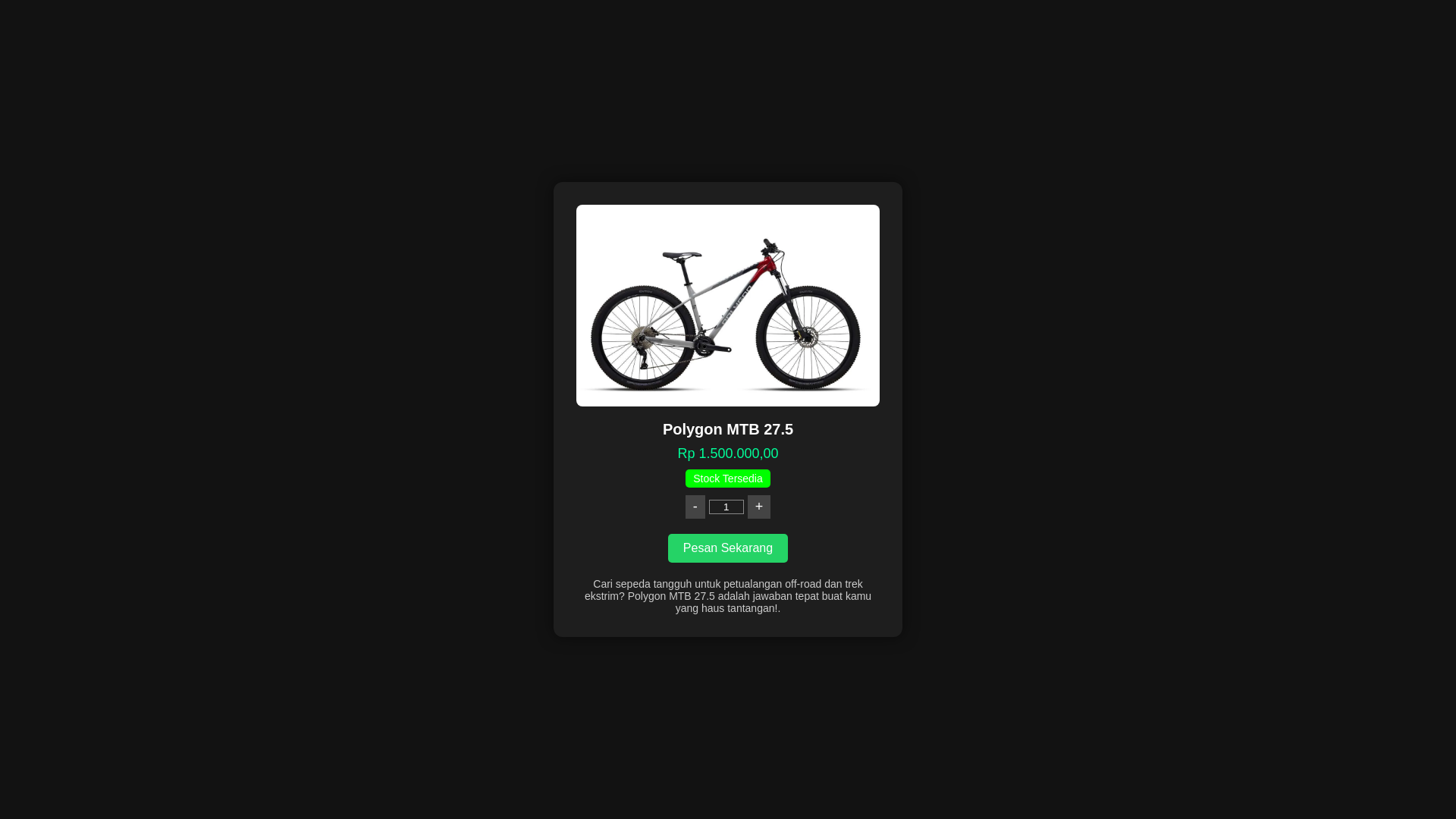 website screenshot of https://mitrakarya.site/