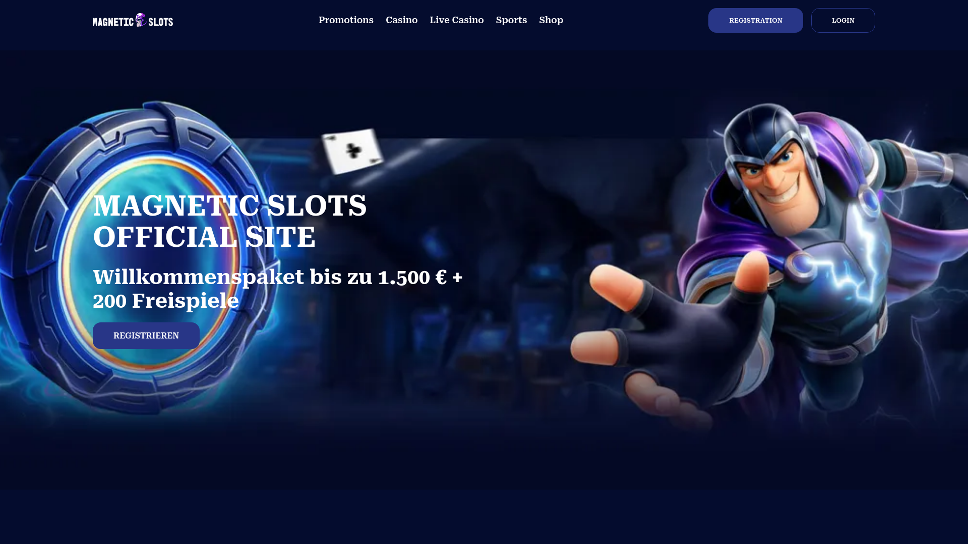website screenshot of https://magneticslot-de.pages.dev/