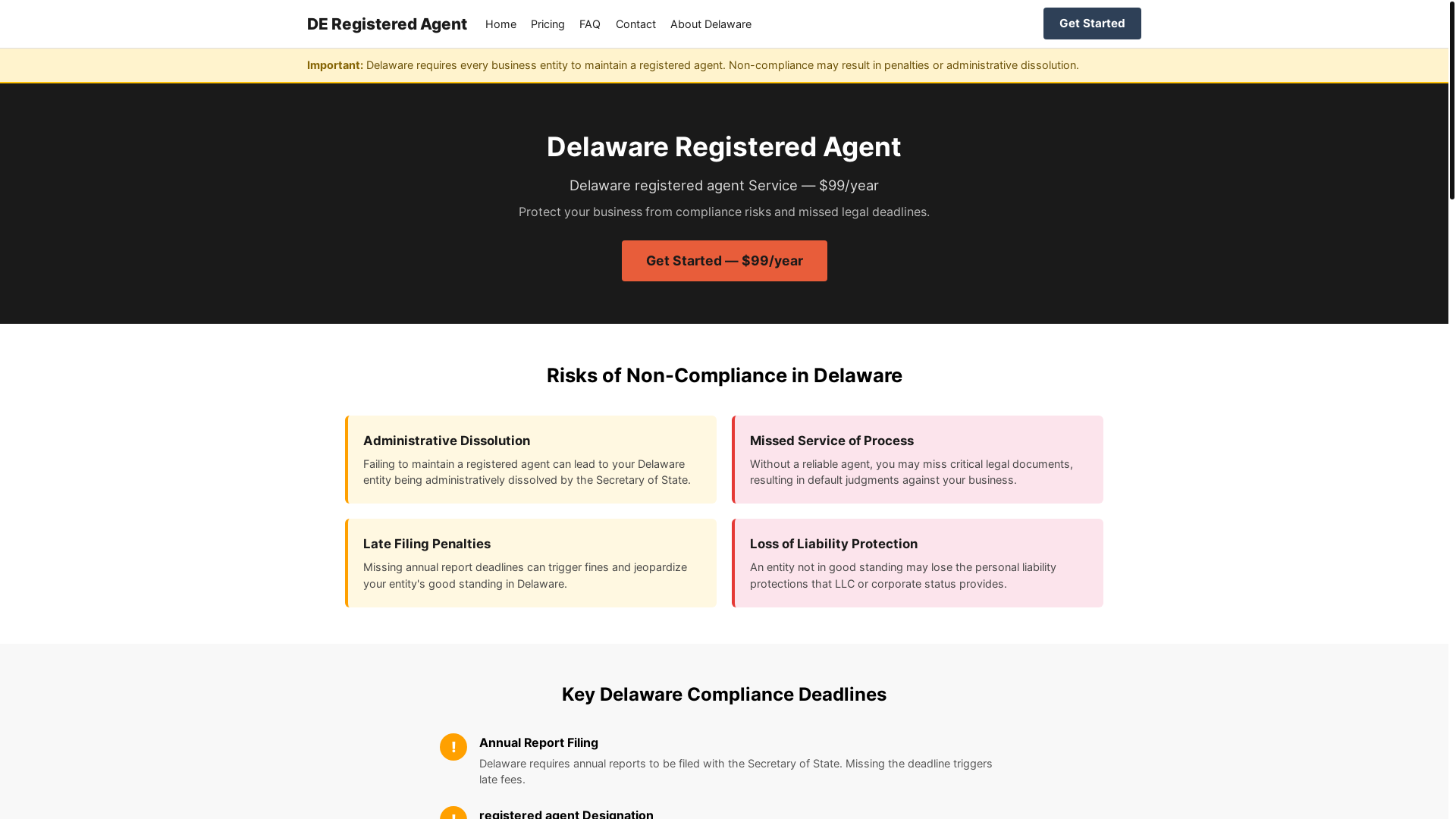 website screenshot of https://deregisteredagent-org.pages.dev/