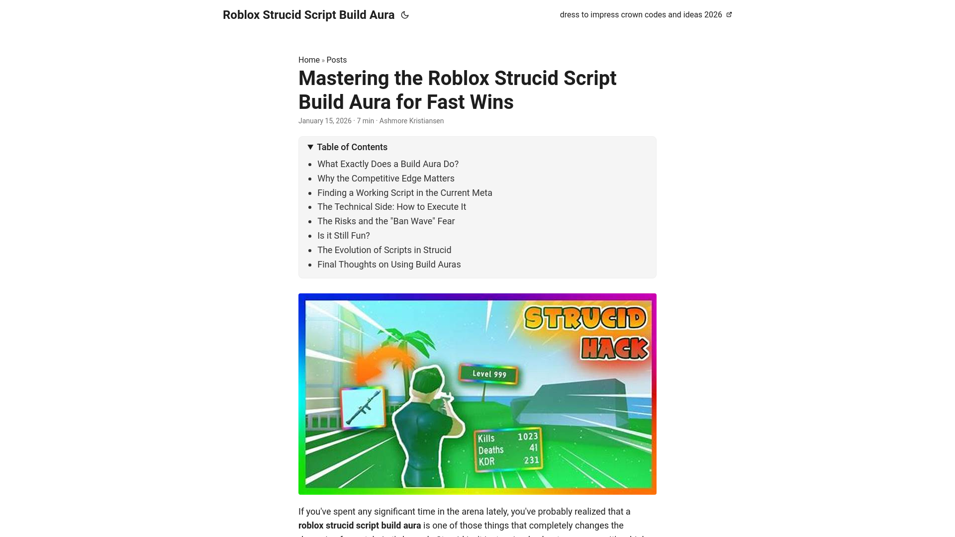 website screenshot of https://robloxstrucidscriptbuildaura.pages.dev/