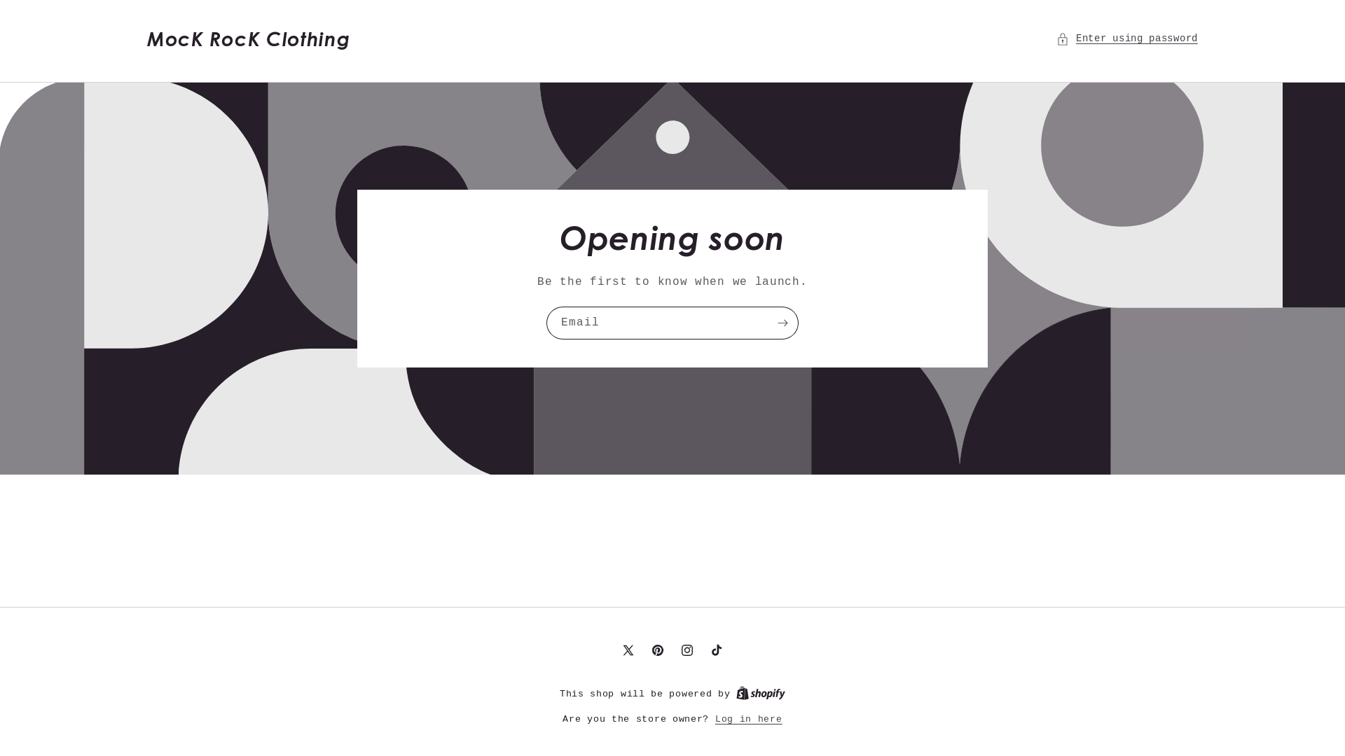 website screenshot of https://mockrockclothing.com/