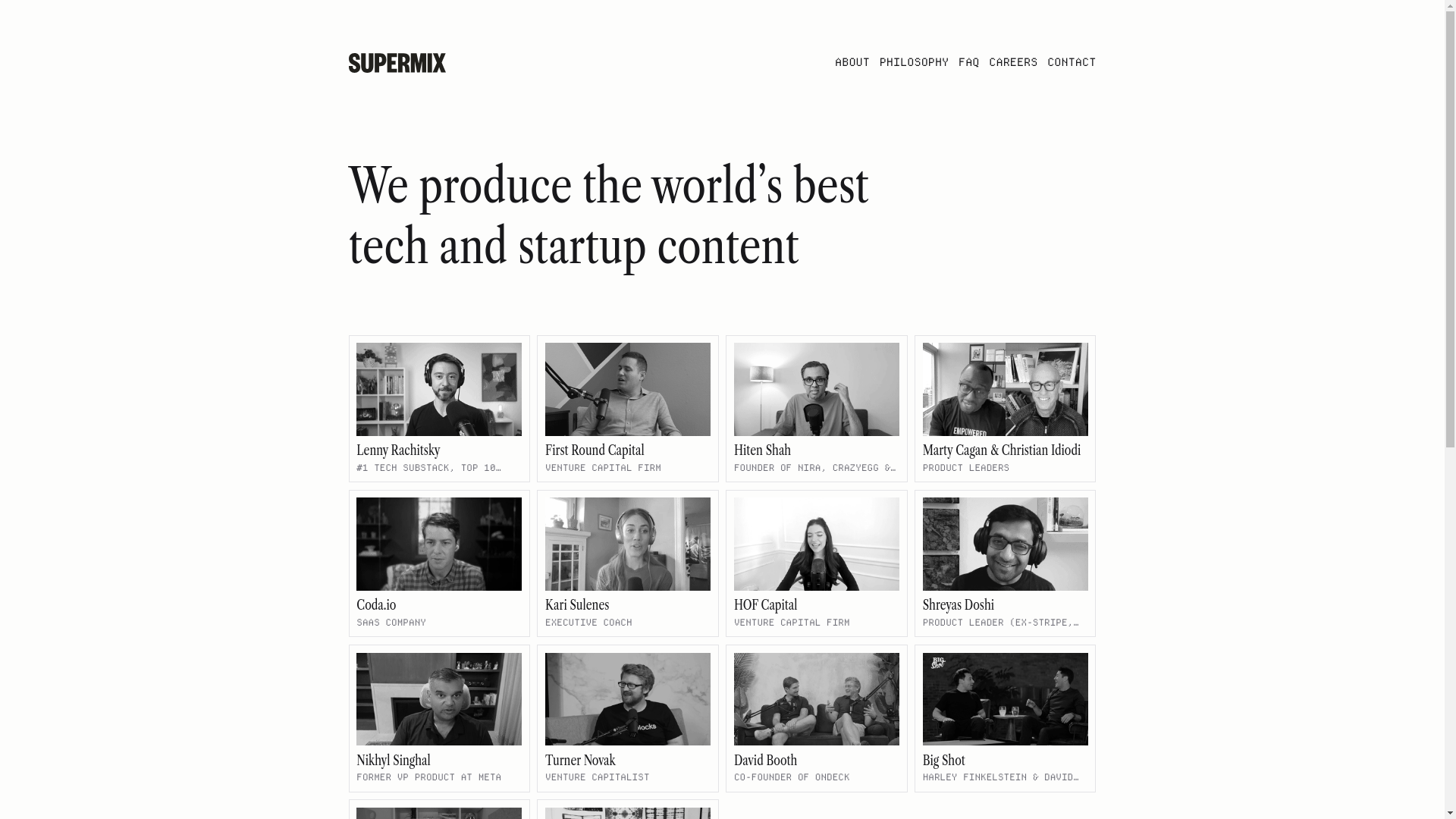 website screenshot of https://supermixcareers.com/