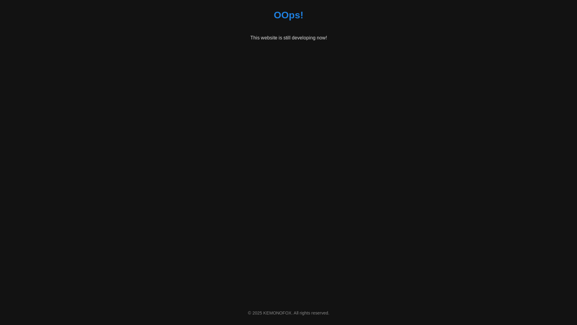 website screenshot of https://kemonofox.com/