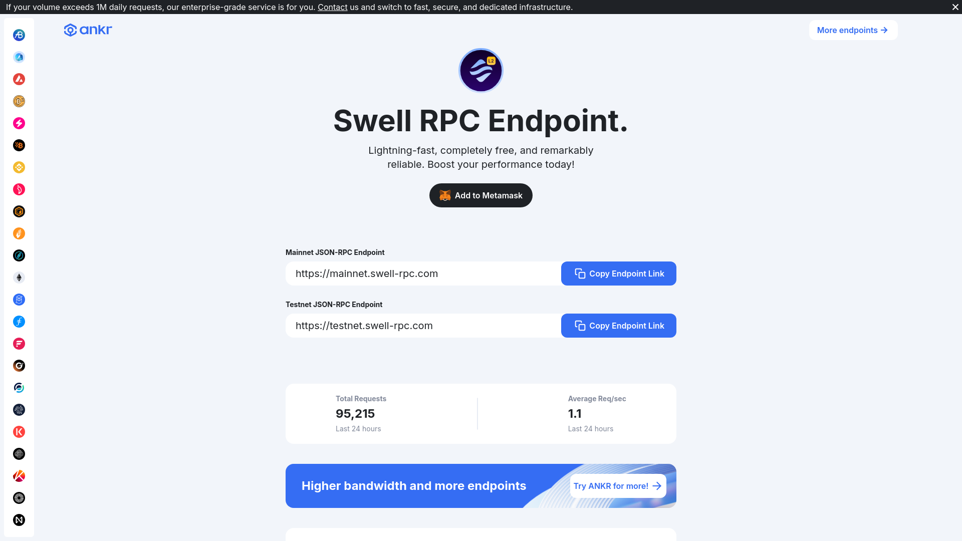 website screenshot of https://swell-rpc.com/