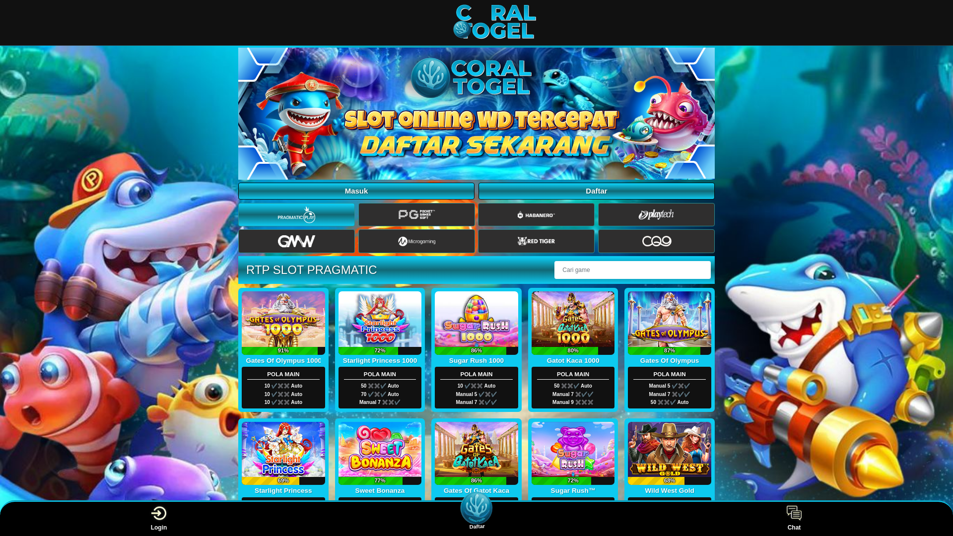 website screenshot of https://rtpgacor-coraltogel5.pages.dev/