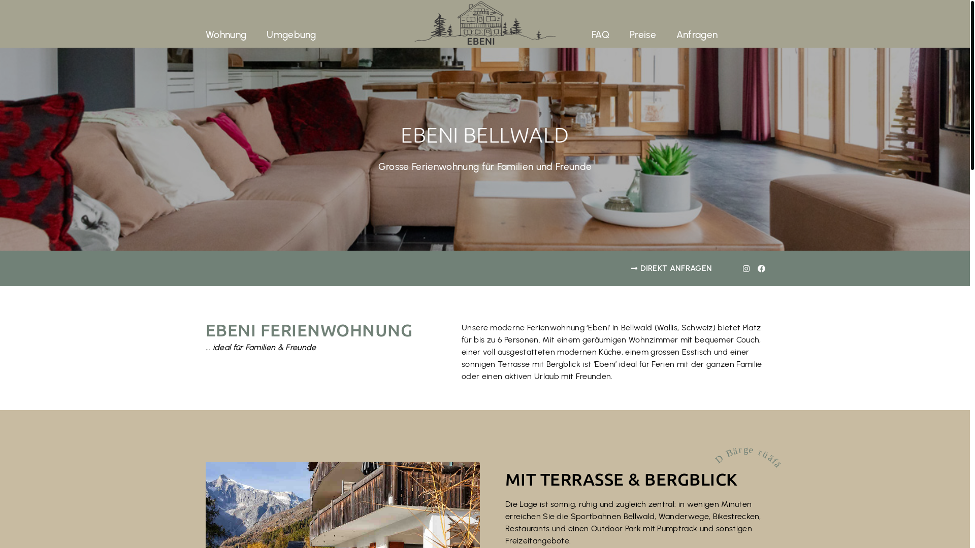 website screenshot of https://vakantie-bellwald.nl/