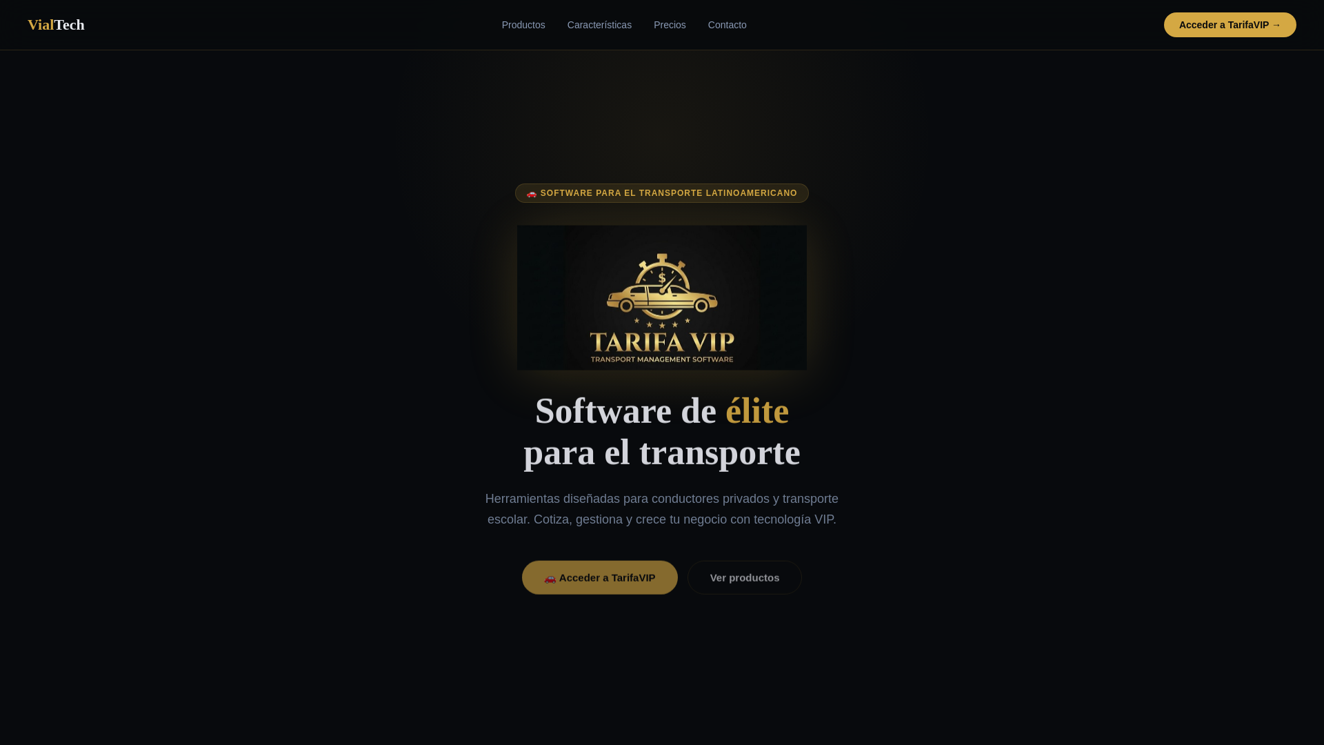 website screenshot of https://vialtech.pages.dev/