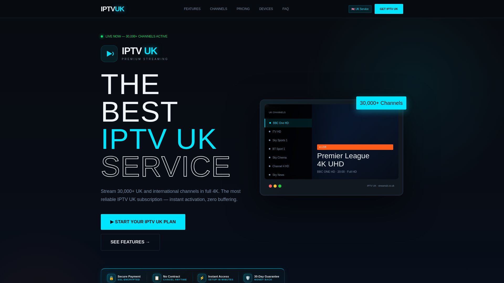 website screenshot of https://iptvuk.pages.dev/