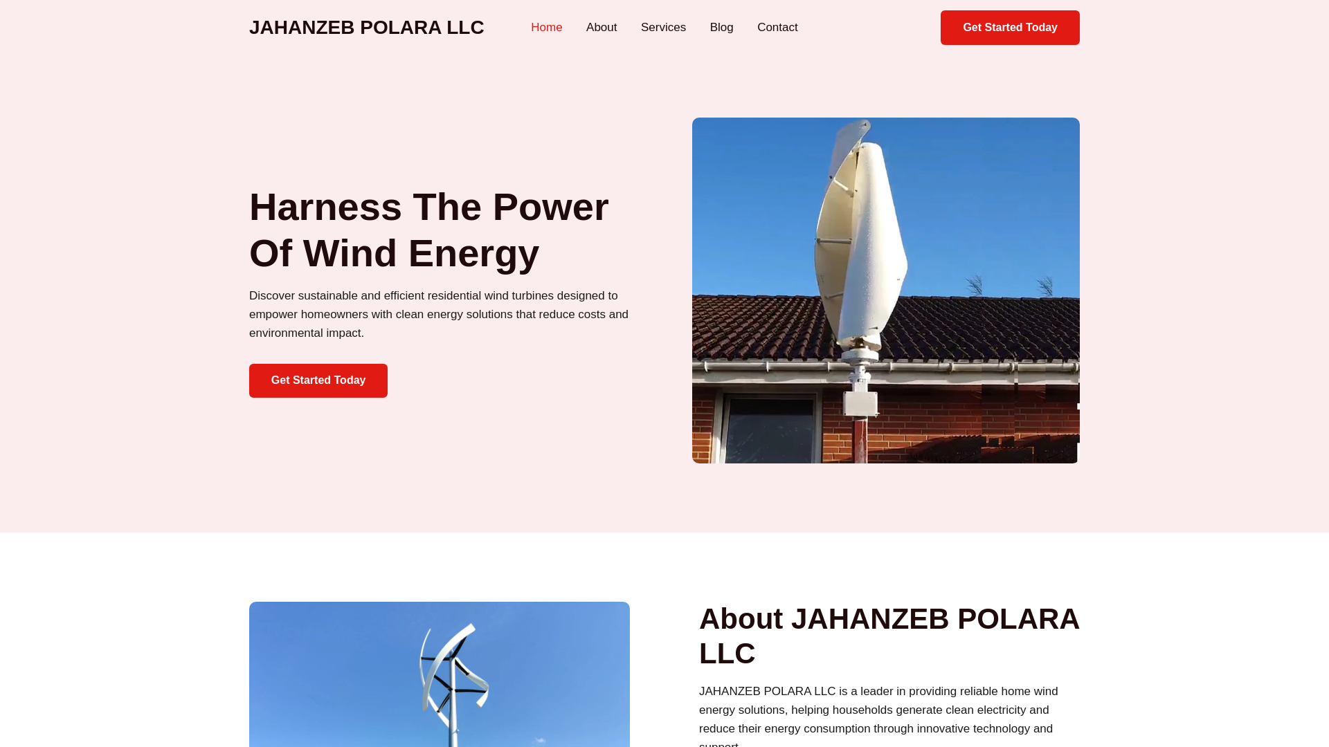 website screenshot of https://jahanzebpolara.com/