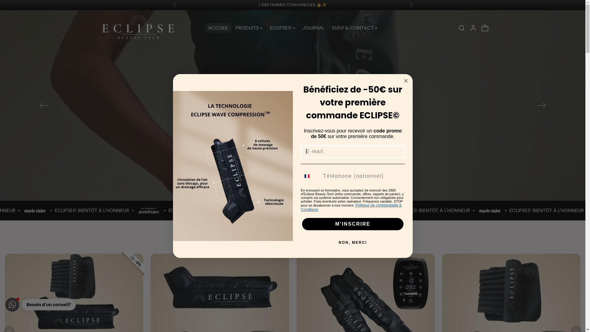 website screenshot of https://eclipse-care.fr/