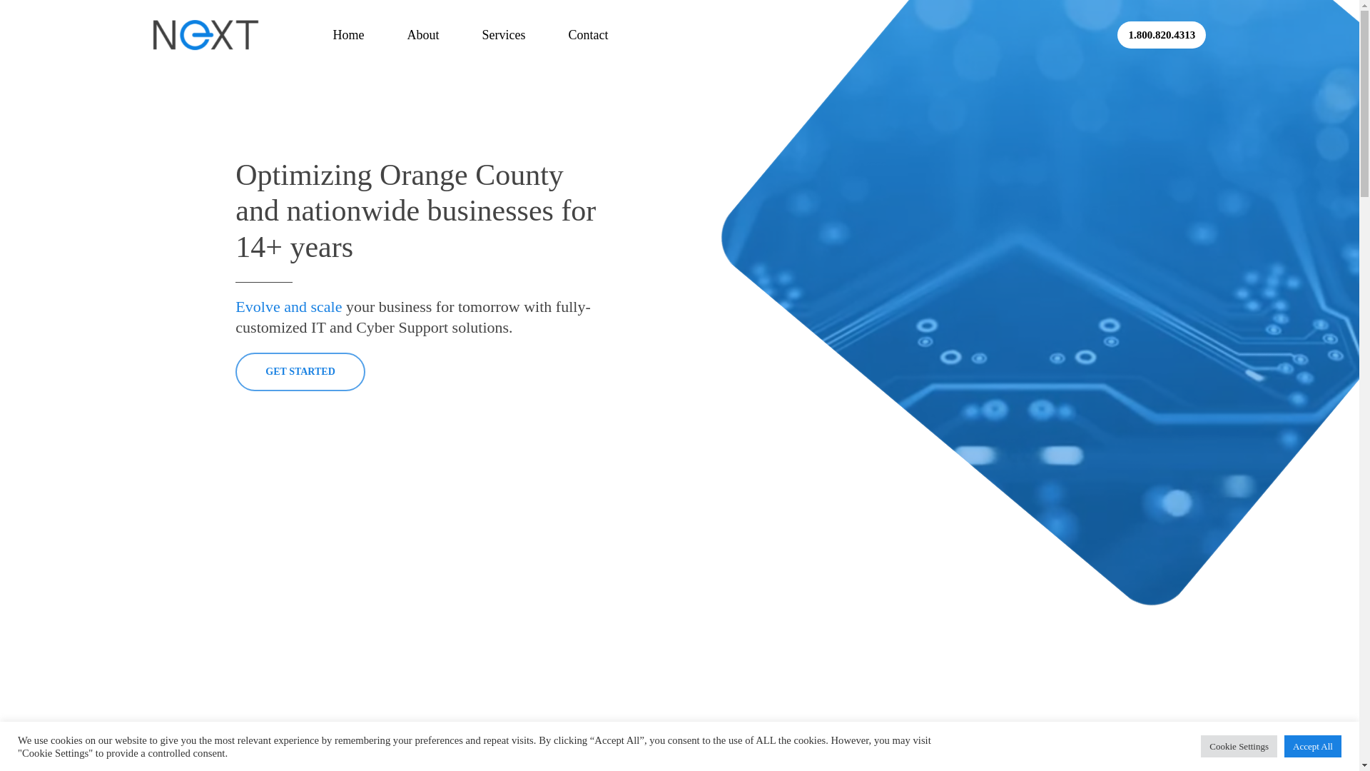 website screenshot of http://www.nxt-it.com/