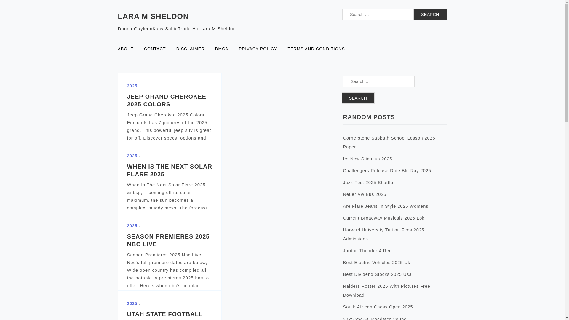 website screenshot of https://laramsheldon.pages.dev/