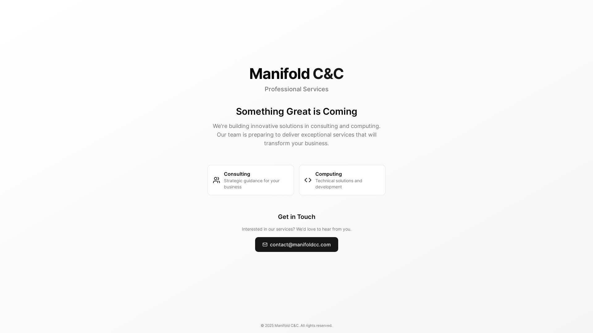 website screenshot of https://manifoldcc.pages.dev/