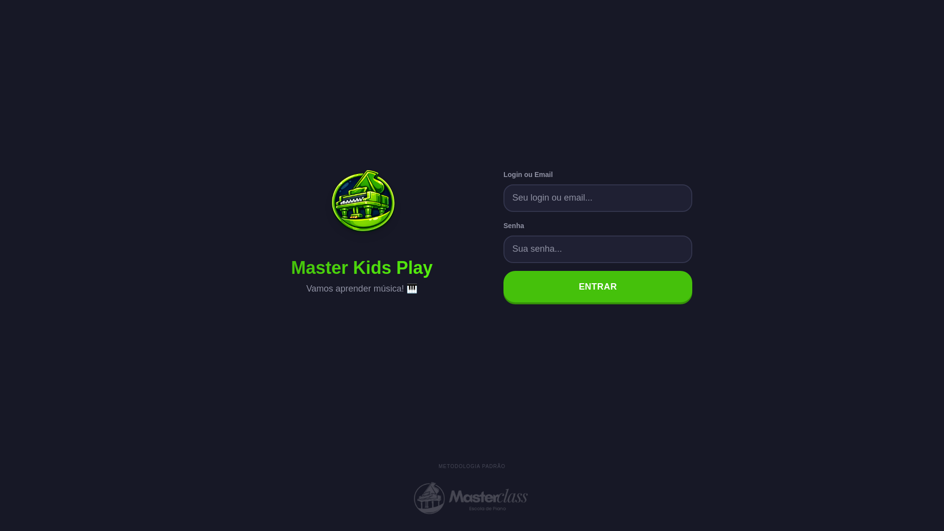 website screenshot of https://masterkidsplay.com.br/