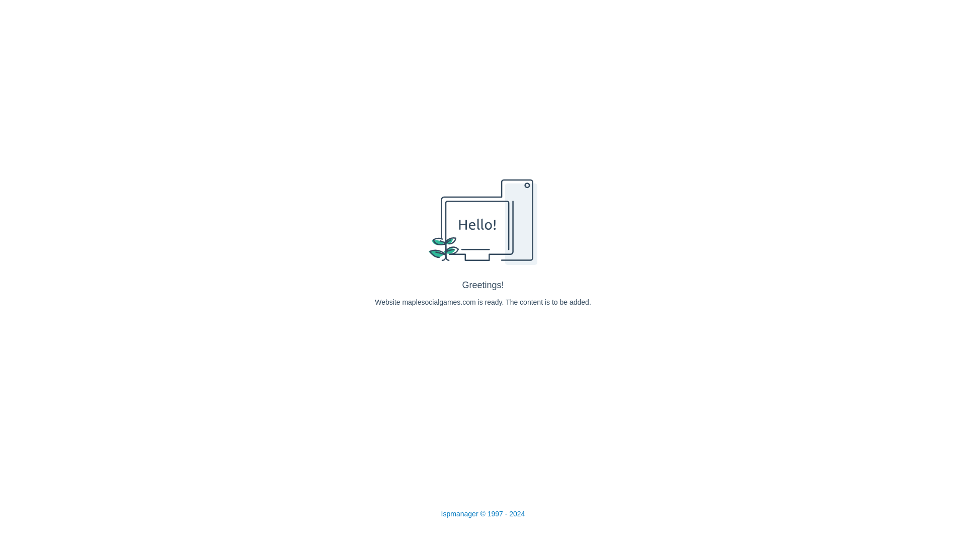 website screenshot of https://maplesocialgames.com/