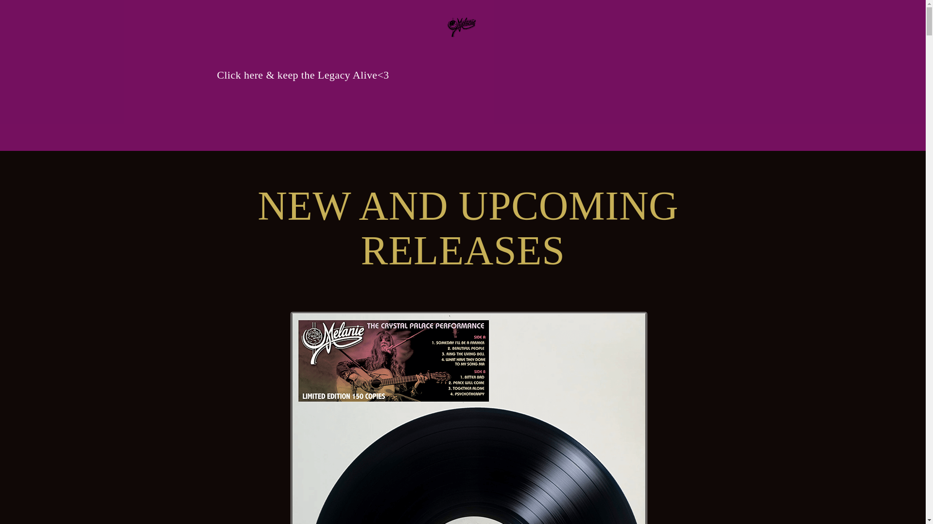 website screenshot of https://melaniesafkamusic.com/