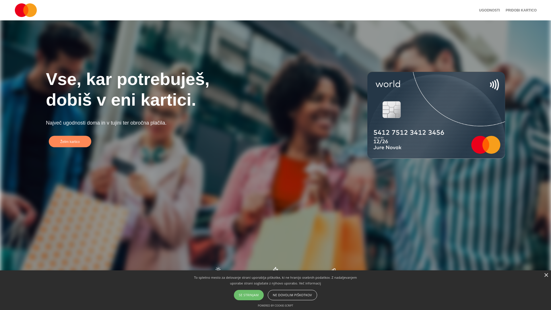 website screenshot of https://goodlife.si