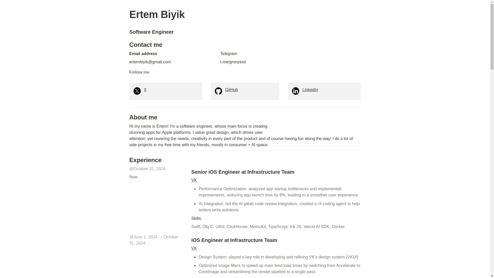 website screenshot of https://ertembiyik-site.pages.dev/
